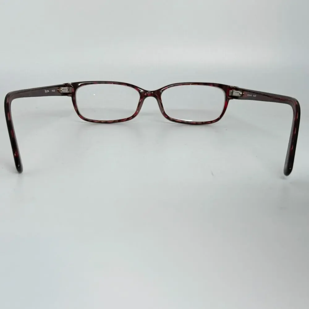 Bulova Penza Eyeglasses Frame Womens Black Red Plastic Full Rim 51-16-140 H18169
